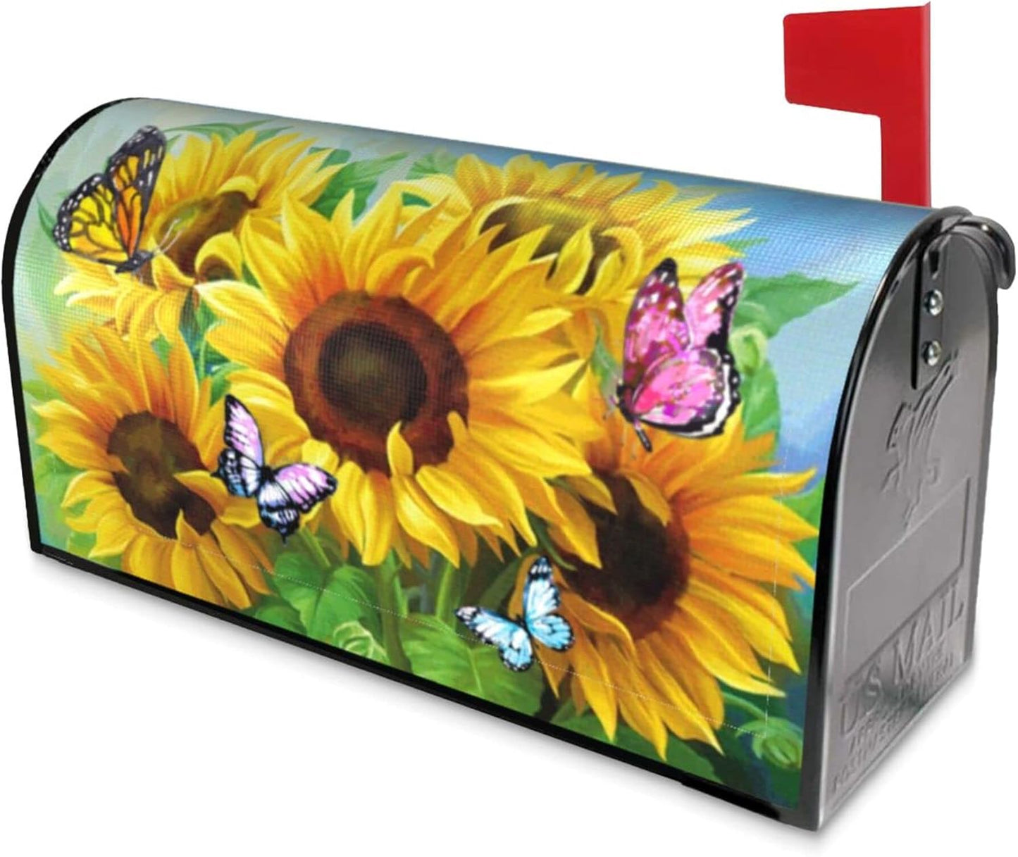 Fundas magnéticas buzón decoración verano cubiertas florales
