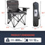 Silla campamento plegable 400lb con soporte lumbar
