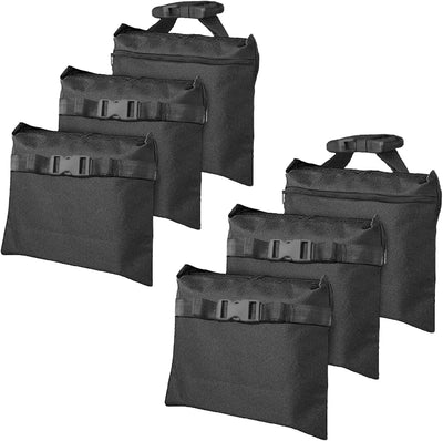 6 Pzas Bolsas Arena Resistentes con Cremallera y Correas