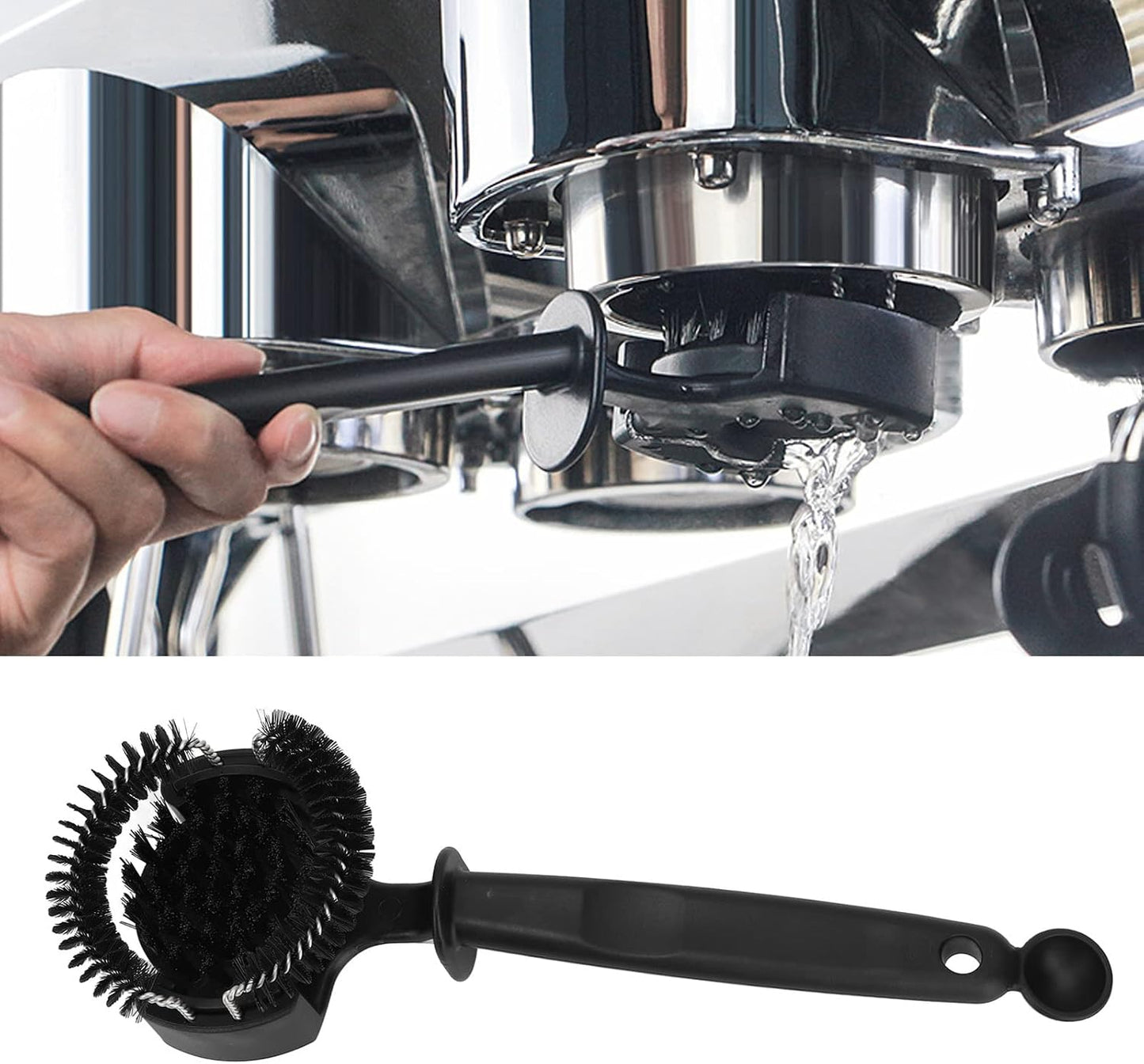 Cepillo limpiador para cafetera espresso