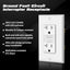 10 Tomas GFCI 20A Resistentes Exteriores con Led y Placa