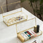 2 Pzas Caja Joyas Vintage Cristal con Tapa