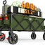 Carrito plegable 51.2pulg frenos carga 400L camping