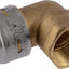 Codo adaptador hembra 90 grados 3/4pulg latón UR314A