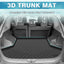 Forro carga Toyota Prius V 12-17 alfombrilla trasera negra
