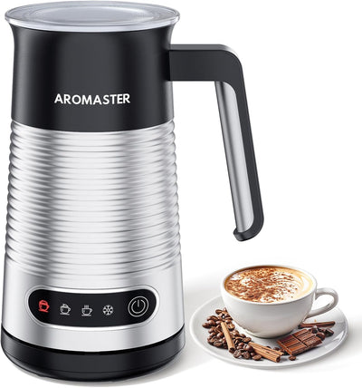 Espumador de leche eléctrico 4 en 1 para café, lattes y capuchinos