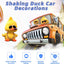 Muñeco pato amarillo decoración coche interiores