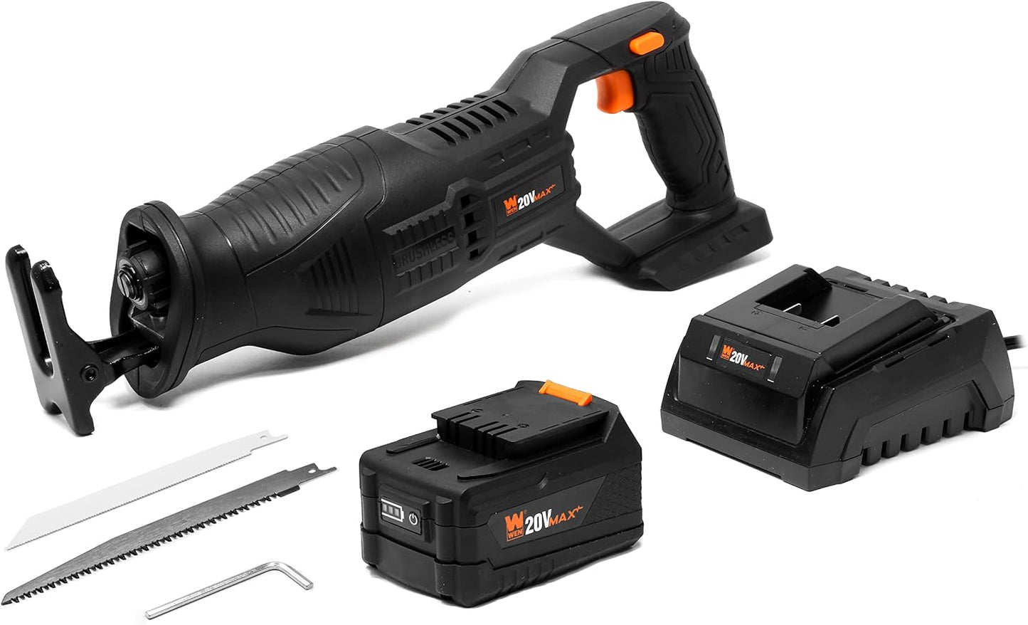 Sierra inalámbrica sin escobillas 20V 4.0Ah con cargador