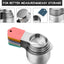 Set 16 Tazas y Cucharas Magnéticas Acero Inox Apilables