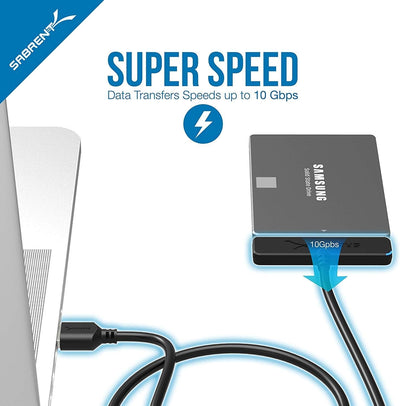 Adaptador USB 3.1 a SSD SATA 2.5pulg
