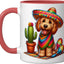 Taza Cerámica Cinco De Mayo con Sombrero y Maracas