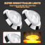 2 Pzas Luz señalización ámbar LED para Freightliner Century