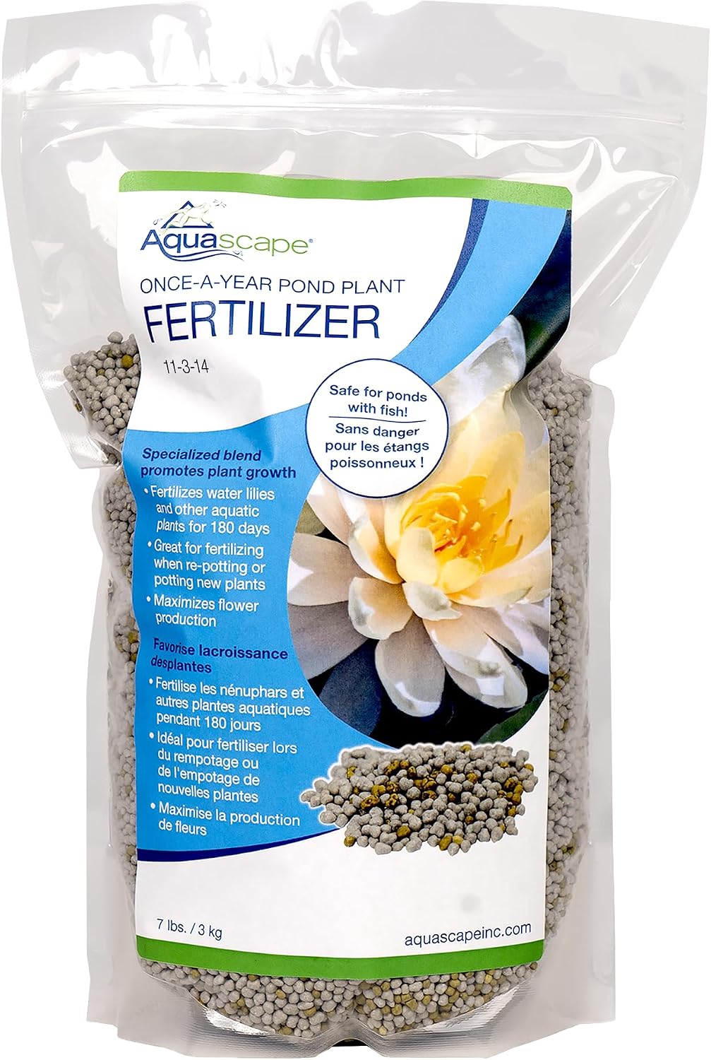 Fertilizante granular para plantas acuáticas 7lbs