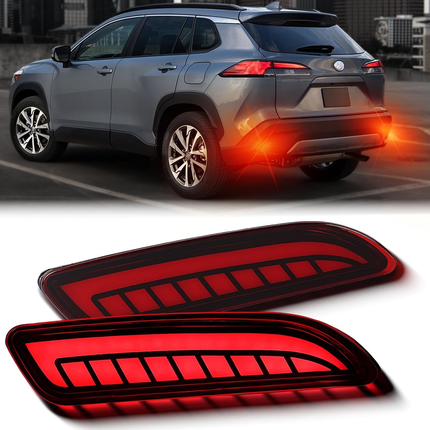 Luz reflectora LED para parachoques Toyota Corolla Cross