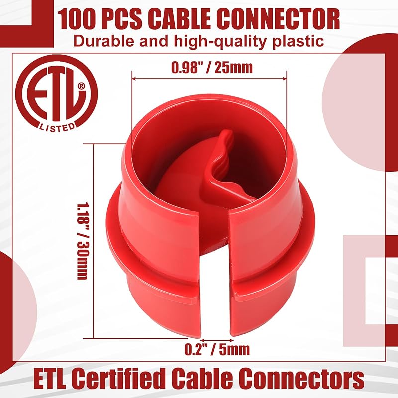 100 Conectores Cable No Metálicos 14/2-10/3 AWG