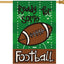 Bandera fútbol 28x40pulg doble cara exterior resistente