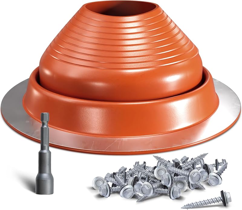 Bota intermitente tubo techo silicona maletero 5-9" rojo