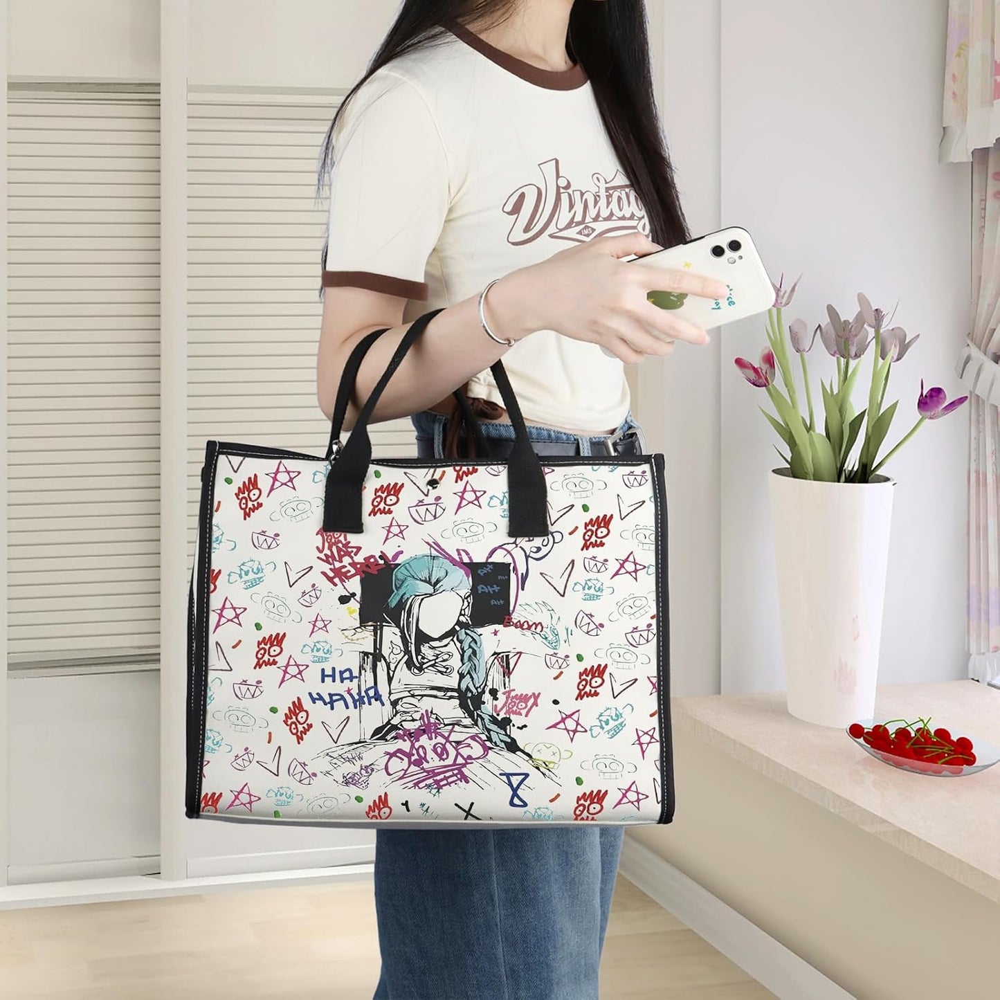 Bolsa de mano Jinx & Vi Player Gift Jinx Was Here