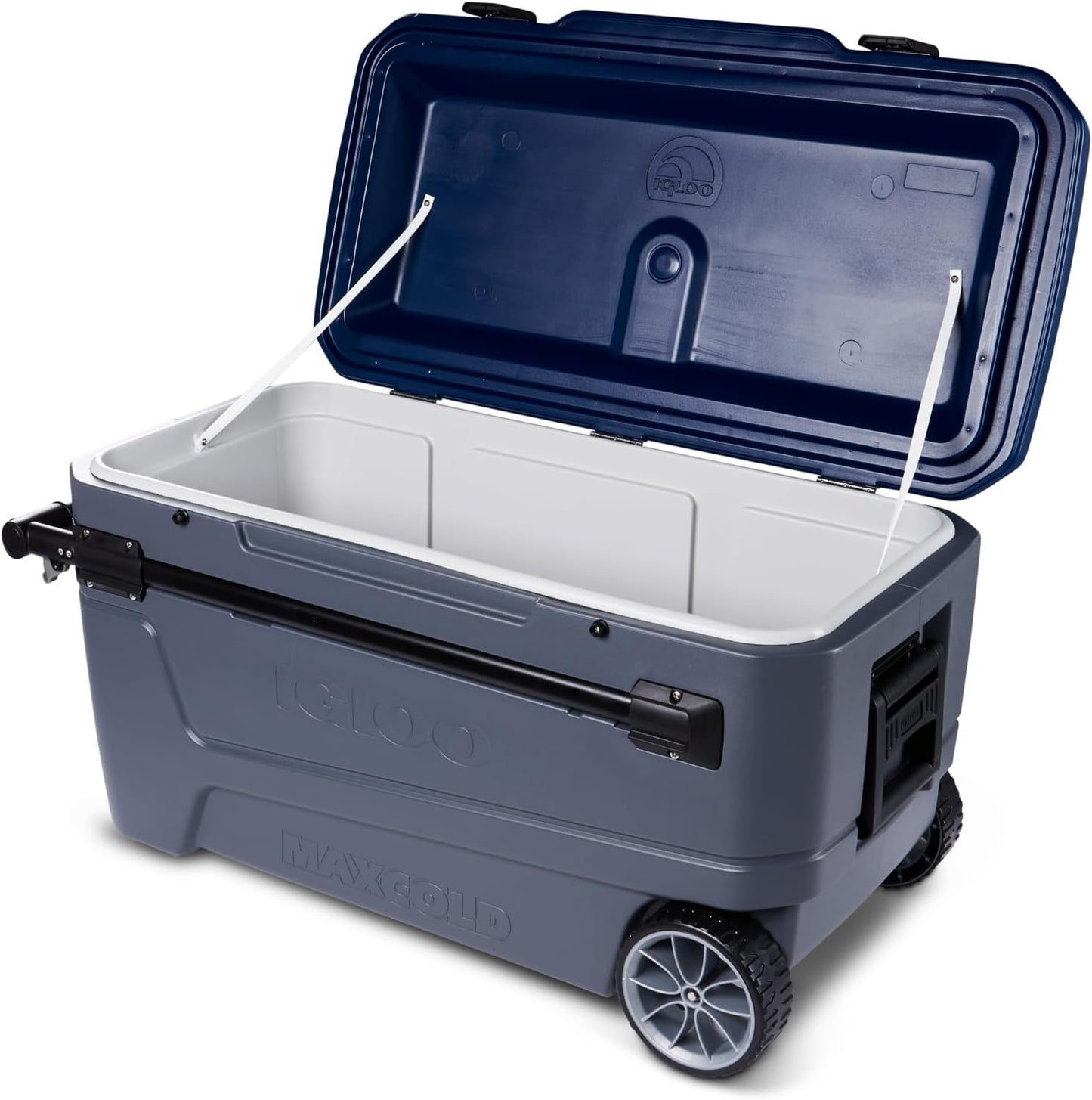 Hielera con ruedas 110qt aislada rígida