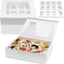 Set 10 Cajas Cartón con Ventana PVC para Magdalenas y Postres