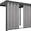 Cortinas exterior lino impermeables resistentes viento
