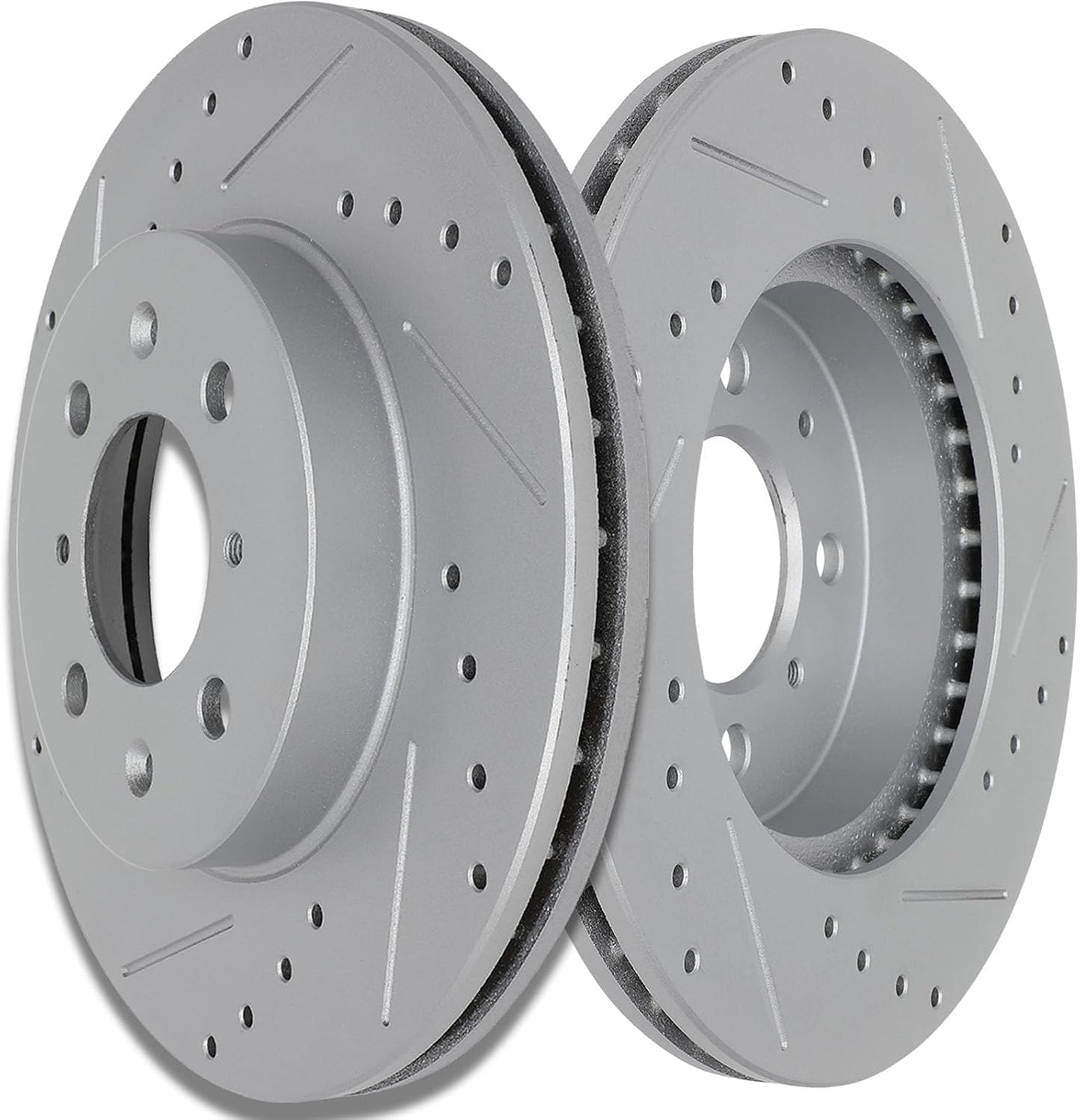 Set 2 frenos delanteros ranurados Acura Integra Civic Fit