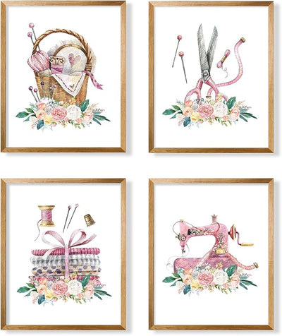 Arte de pared para amantes de la costura y sewciopath