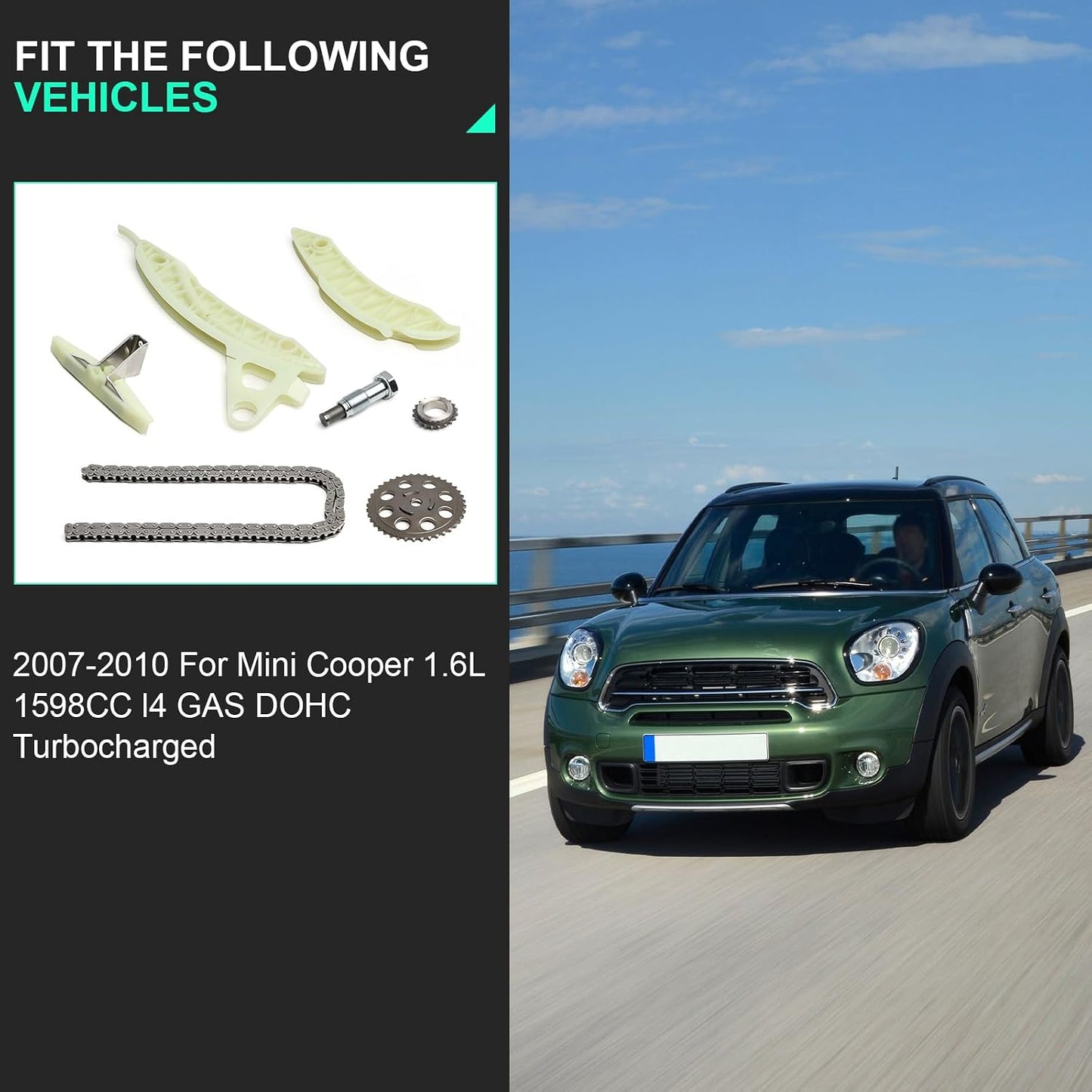 Kit cadena distribución Mini Cooper 1.6L L4