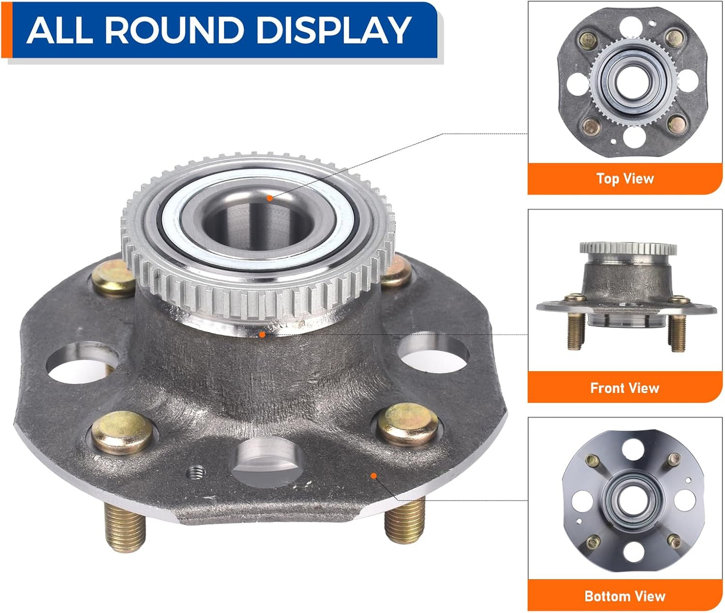 2 Unid. Conjunto rodamiento cubo rueda trasera Honda Accord