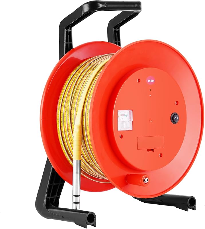 Medidor nivel agua con sonda fija y cinta acero 0.59pulg