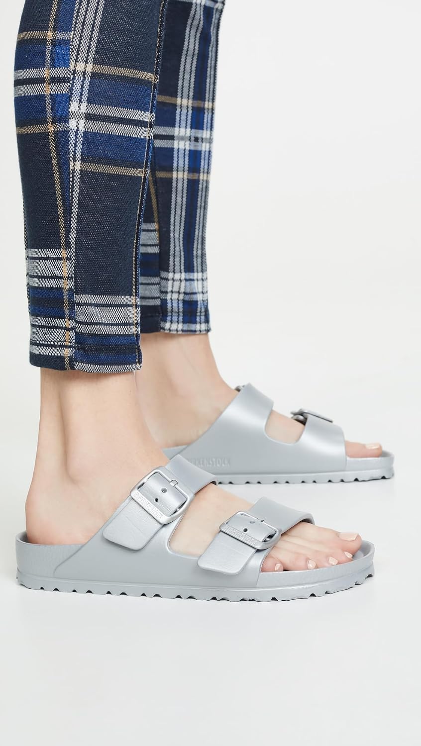 Sandalias Birkenstock hombre plateado 8-8.5