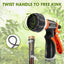 Manguera jardín 5/8pulg flexible 600PSI mango giratorio