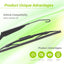 Kit limpiaparabrisas trasero Dodge Grand Caravan 08-10