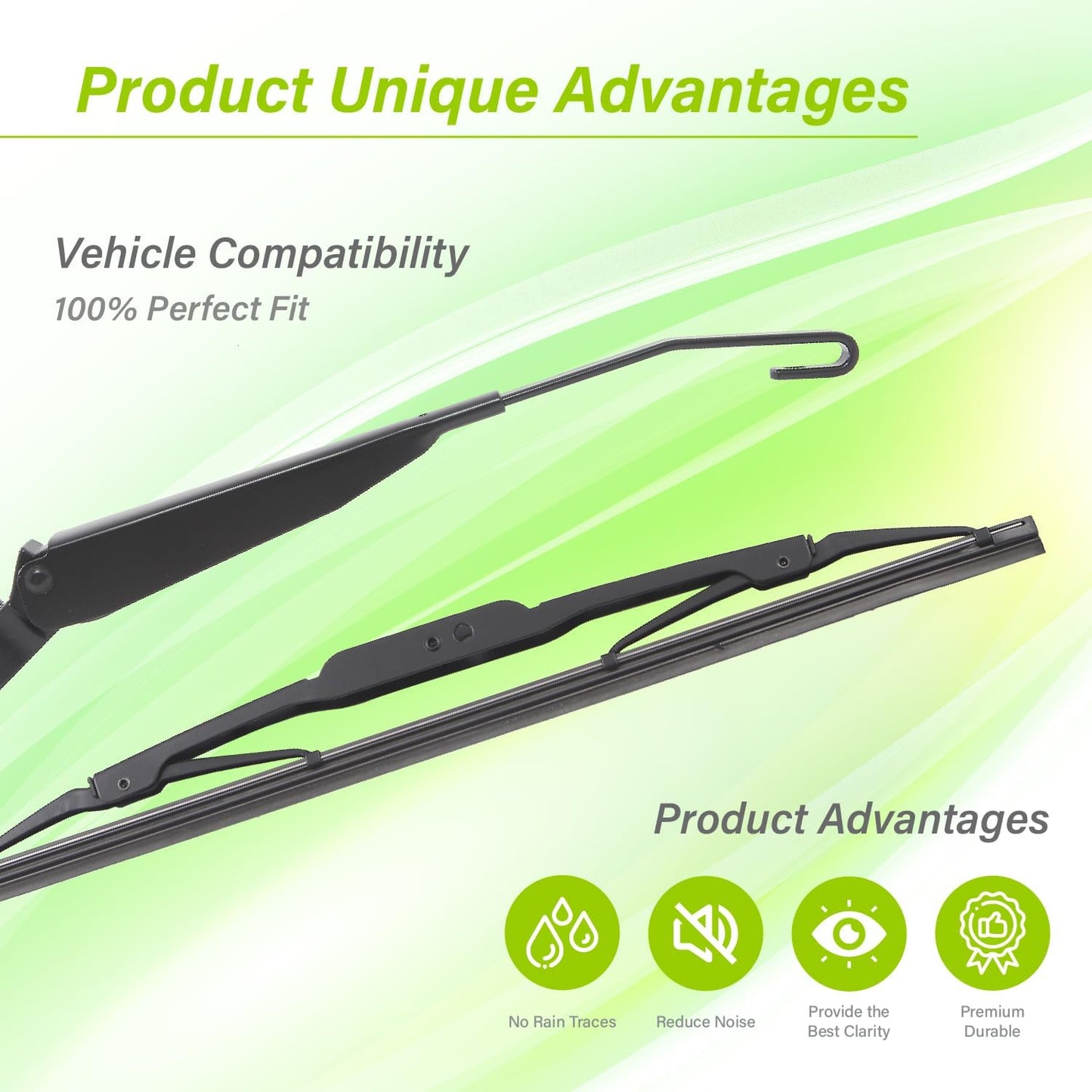 Kit limpiaparabrisas trasero Dodge Grand Caravan 08-10