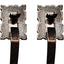 Set herrajes puerta delantera cobre antiguo