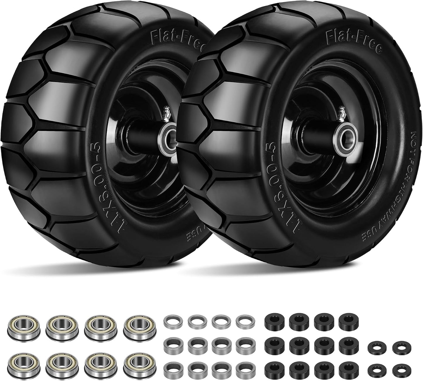 Neumáticos cortacésped 11x6-5 sin planos pack 2