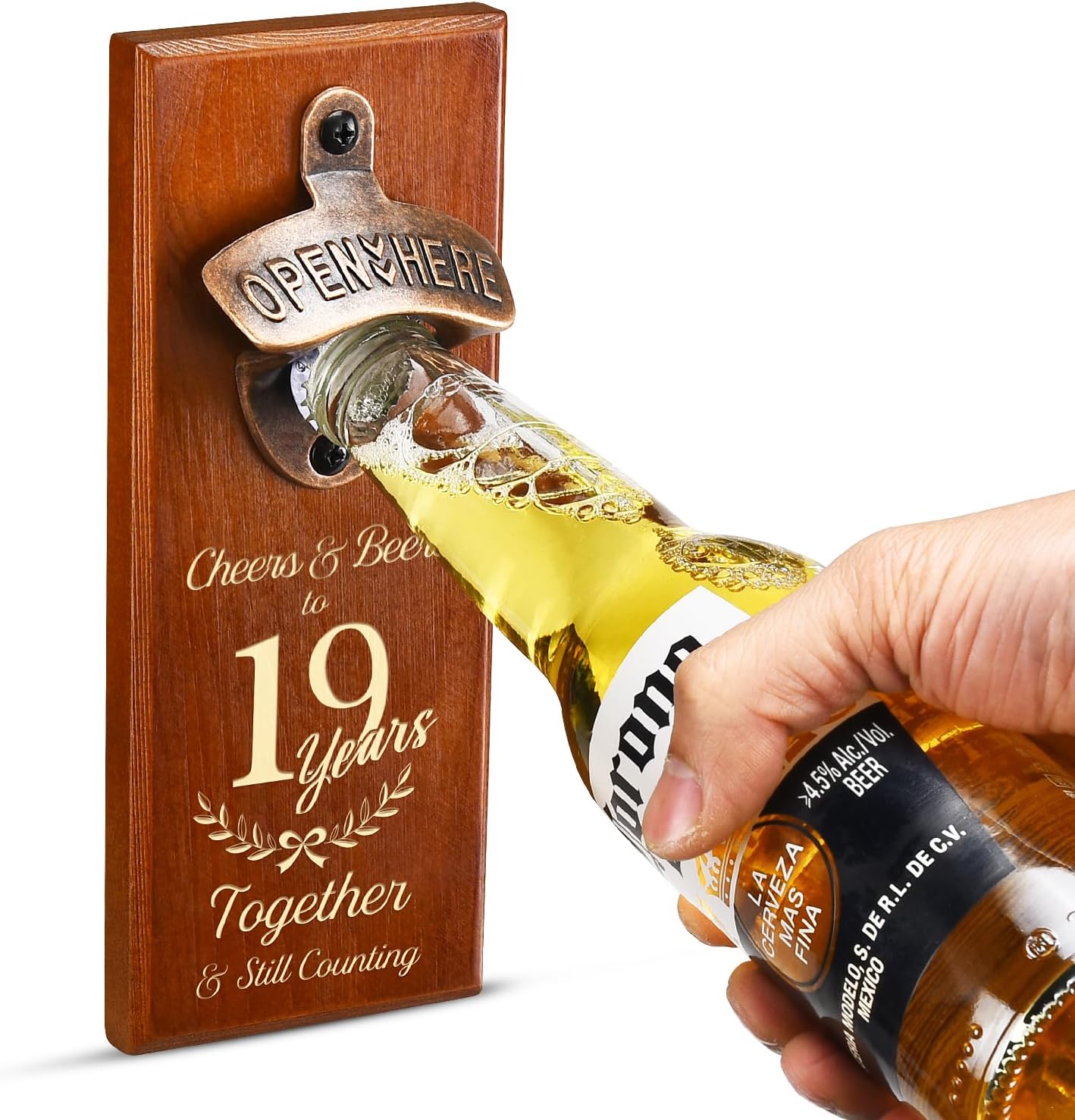 Regalo aniversario 19 años para hombre y pareja
