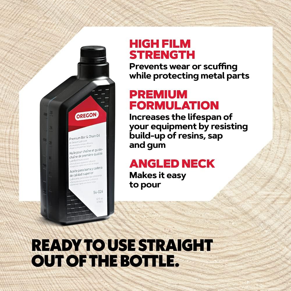 Aceite Premium para Barra y Cadena Motosierra 946ml