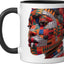 Taza Cerámica para Mujer Negro/Blanco