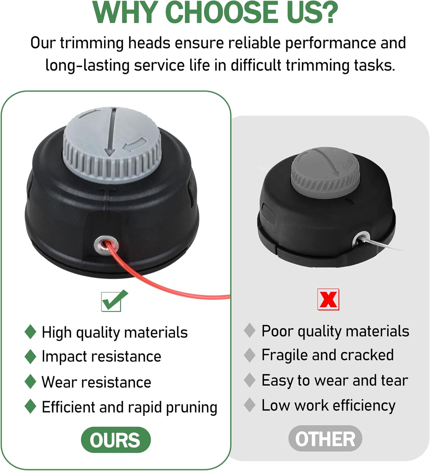 Cabeza devorador malezas comp Ryobi Homelite