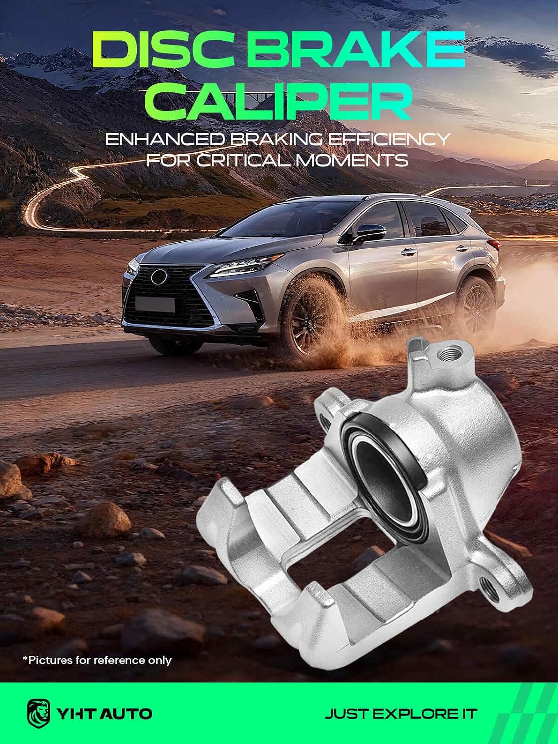 Repuesto pinza freno trasera pasajero Lexus GX460 GX470