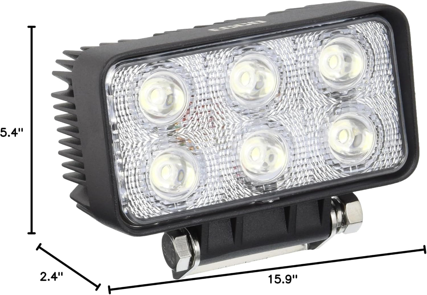Lámpara de Trabajo EW2411 con Base Ajustable y Luz LED