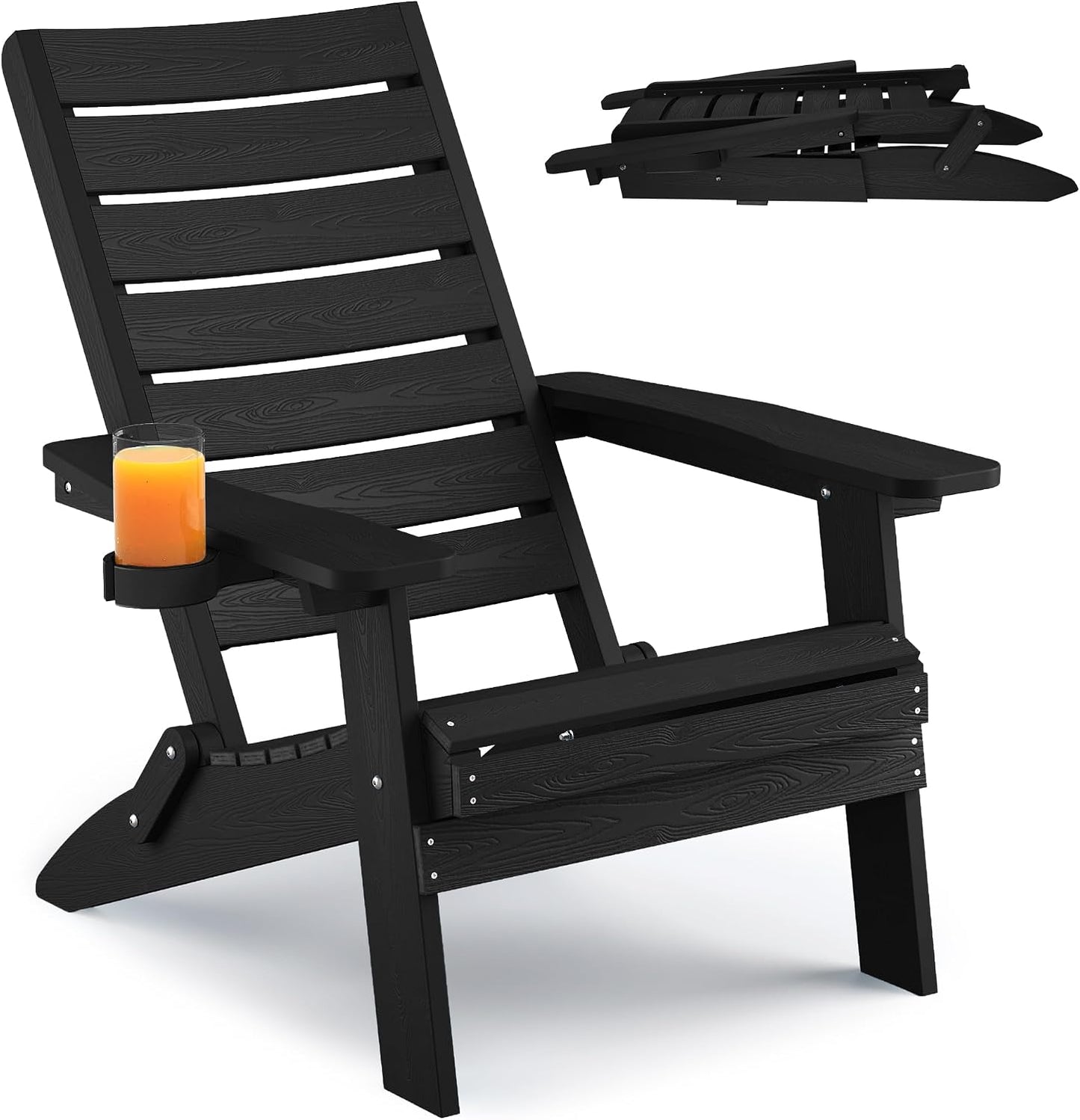 Sillas Adirondack plegables plástico resistente para