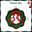 Alfombra baño navidad antideslizante 24x24pulg verde