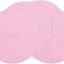 Set 4 Manteles Redondos Trenzados 15pulg Rosa