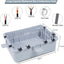 Caja eléctrica exterior IP54 impermeable cubierta toma