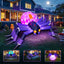 Araña inflable Halloween 8ft con LED llama 3 colores
