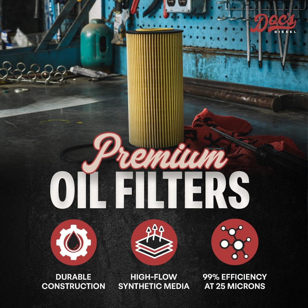 Filtro aceite Diesel comp Ford 6.0L/6.4L Super Duty 03-10