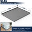 Alfombrilla silicona 16x12pulg para máquina hielo portátil