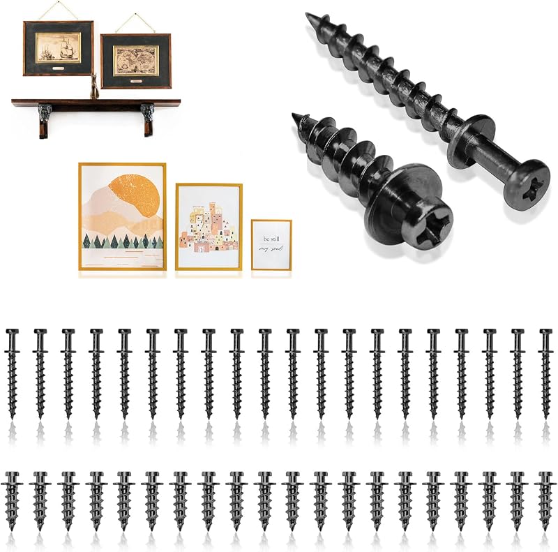 Tornillos garra oso para colgar cuadros negro 0.81.1
